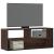 Dulap TV, stejar maro, 100x31x39,5 cm, lemn prelucrat și metal GartenMobel Dekor