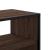 Dulap TV, stejar maro, 100x31x39,5 cm, lemn prelucrat și metal GartenMobel Dekor