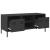 Dulap TV, negru, 101,5x39x43,5 cm, oțel laminat la rece GartenMobel Dekor