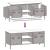 Dulap TV, antracit, 101,5x39x43,5 cm, oțel laminat la rece GartenMobel Dekor
