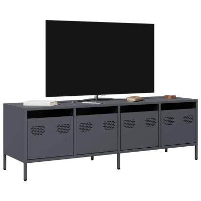 Dulap TV, antracit, 135x39x43,5 cm, oțel laminat la rece GartenMobel Dekor