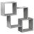Dulap de perete, gri beton, 78x18x71 cm, lemn prelucrat GartenMobel Dekor