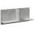Dulap de perete, gri beton, 70x16,5x30 cm, lemn prelucrat GartenMobel Dekor