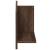 Dulap de perete, stejar maro, 70x16,5x30 cm, lemn prelucrat GartenMobel Dekor