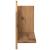 Dulap de perete stejar artizanal, 70x16,5x30 cm, lemn prelucrat GartenMobel Dekor