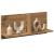 Dulap de perete stejar artizanal, 70x16,5x30 cm, lemn prelucrat GartenMobel Dekor
