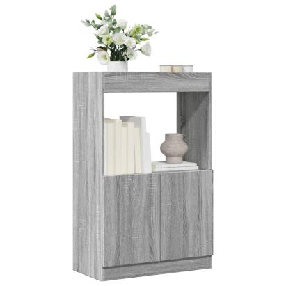 Dulap înalt, gri sonoma, 63x33x100 cm, lemn prelucrat GartenMobel Dekor