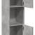 Dulap suspendat de baie, gri beton, 30x30x130 cm lemn prelucrat GartenMobel Dekor