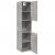 Dulap suspendat de baie, gri beton, 30x30x130 cm lemn prelucrat GartenMobel Dekor