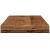 Rafturi perete 4 buc., lemn vechi, 40x10x1,5 cm, lemn prelucrat GartenMobel Dekor