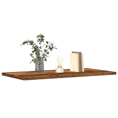 Rafturi perete 4 buc., lemn vechi, 60x30x1,5 cm, lemn prelucrat GartenMobel Dekor