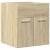 Set mobilier de baie, 2 piese, stejar sonoma, lemn prelucrat GartenMobel Dekor