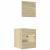 Set mobilier de baie, 2 piese, stejar sonoma, lemn prelucrat GartenMobel Dekor