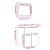 Set mobilier de baie, 2 piese, stejar sonoma, lemn prelucrat GartenMobel Dekor
