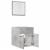 Set mobilier de baie, 2 piese, gri beton, lemn compozit GartenMobel Dekor