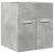 Set mobilier de baie, 2 piese, gri beton, lemn compozit GartenMobel Dekor