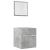 Set mobilier de baie, 2 piese, gri beton, lemn compozit GartenMobel Dekor