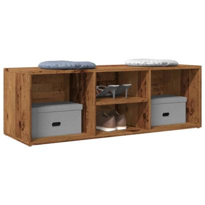 Banca depozitare pantofi lemn vechi 105x35x35 cm lemn prelucrat GartenMobel Dekor