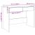Birou, lemn vechi, 101x50x76,5 cm, lemn prelucrat GartenMobel Dekor