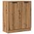 Dulap, stejar artizanal, 60x30x70 cm, lemn prelucrat GartenMobel Dekor