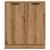 Dulap, stejar artizanal, 60x30x70 cm, lemn prelucrat GartenMobel Dekor
