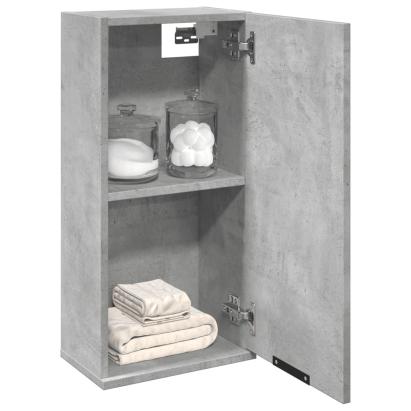 Dulap de baie montat pe perete, gri beton, 32x20x67 cm GartenMobel Dekor