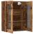 Dulap de perete suspendat, lemn vechi, 69,5x34x90 cm GartenMobel Dekor