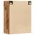 Dulap de perete suspendat, lemn vechi, 69,5x34x90 cm GartenMobel Dekor
