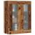 Dulap de perete suspendat, lemn vechi, 69,5x34x90 cm GartenMobel Dekor