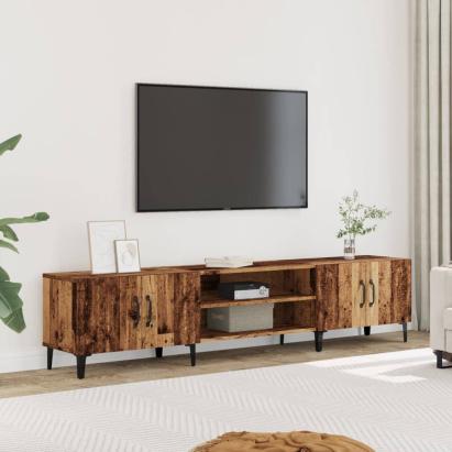 Comodă TV, lemn vechi, 180x31,5x40 cm, lemn prelucrat GartenMobel Dekor