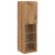 Comode TV cu lumini LED 2 buc. stejar artizanal 30,5x30x102 cm GartenMobel Dekor