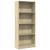 Bibliotecă, stejar sonoma, 60x24x143 cm, lemn prelucrat GartenMobel Dekor