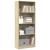 Bibliotecă, stejar sonoma, 60x24x143 cm, lemn prelucrat GartenMobel Dekor