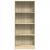 Bibliotecă, stejar sonoma, 60x24x143 cm, lemn prelucrat GartenMobel Dekor