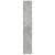 Bibliotecă, gri beton, 60x24x143 cm, lemn prelucrat GartenMobel Dekor