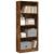 Bibliotecă, stejar fumuriu, 60x24x143 cm, lemn prelucrat GartenMobel Dekor
