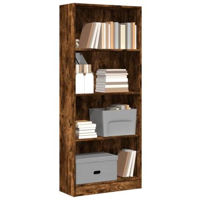 Bibliotecă, stejar fumuriu, 60x24x143 cm, lemn prelucrat GartenMobel Dekor