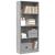 Bibliotecă, gri sonoma, 60x24x143 cm, lemn prelucrat GartenMobel Dekor