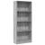 Bibliotecă, gri sonoma, 60x24x143 cm, lemn prelucrat GartenMobel Dekor