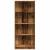 Bibliotecă, lemn vechi, 60x24x143 cm, lemn prelucrat GartenMobel Dekor