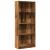 Bibliotecă, lemn vechi, 60x24x143 cm, lemn prelucrat GartenMobel Dekor