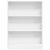 Bibliotecă, alb, 80x24x109 cm, lemn prelucrat GartenMobel Dekor