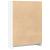 Bibliotecă, alb, 80x24x109 cm, lemn prelucrat GartenMobel Dekor
