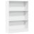 Bibliotecă, alb, 80x24x109 cm, lemn prelucrat GartenMobel Dekor