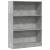 Bibliotecă, gri beton, 80x24x109 cm, lemn prelucrat GartenMobel Dekor