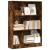 Bibliotecă, stejar fumuriu, 80x24x109 cm, lemn prelucrat GartenMobel Dekor