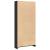 Bibliotecă, negru, 80x24x176 cm, lemn prelucrat GartenMobel Dekor