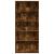 Bibliotecă, stejar fumuriu, 80x24x176 cm, lemn prelucrat GartenMobel Dekor