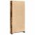 Bibliotecă, stejar fumuriu, 80x24x176 cm, lemn prelucrat GartenMobel Dekor