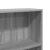Bibliotecă, gri sonoma, 80x24x176 cm, lemn prelucrat GartenMobel Dekor